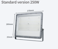 Éclairage public extérieur de réverbère de Polonais léger élevé LED 250W * 3 pour la place d'allée d'aéroport de stade de football