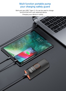Pompe à air électrique pour voiture Newo 2023, portable, rechargeable, compresseur d'air numérique pour pneus, sortie USB 12V 5V/2A, <span class=keywords><strong>BMW</strong></span> - Europe, <span class=keywords><strong>bmw</strong></span> - Product Image 4