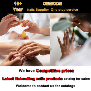 Vente chaude 24 pièces 3D amande Design Premium personnalisé 3D acrylique ongles à presser ABS faux ongles étoile lune doigt faux ongles - Product Image 6