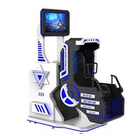 Simulador de Vuelo VR de 360 Grados con Rotación para un Jugador, Montaña Rusa de Péndulo Grande 720, Máquina de Silla 9D, Realidad Virtual Interior