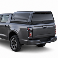 Cubierta Rígida de Aluminio para Camioneta Ford F150 Raptor Chevrolet Silverado, Tipo Camper Shell, Sin Perforaciones, para Caja de 5.8 Pies, Impermeable y Segura