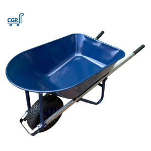 <span class=keywords><strong>Brouette</strong></span> en acier robuste à grande capacité avec 1 ou <span class=keywords><strong>2</strong></span> <span class=keywords><strong>roues</strong></span> pneumatiques, manuelle, facile à assembler, <span class=keywords><strong>pour</strong></span> le transport industriel - Product Image 6
