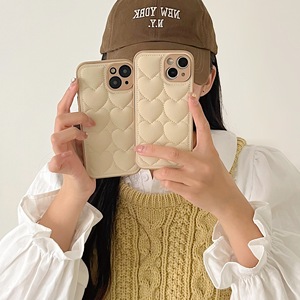 Custodia Protettiva in Pelle per <span class=keywords><strong>iPhone</strong></span> 17/16/15/14/13 PROMAX 17Air/16 Plus/<span class=keywords><strong>iPhone</strong></span> Max, Modello Love Down Jacket - Product Image 3