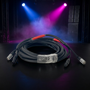 Cable Combinado ABCCABLS 2 en 1 de 5m, <span class=keywords><strong>XLR</strong></span> y CAT6, Cable Híbrido de Audio y Ethernet Blindado para Iluminación de Escenario y Grabación - Product Image 1