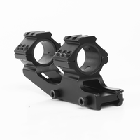 Support tactique en porte-à-faux à 4 emplacements pour monture de chasse de 25.4mm 30mm, support en porte-à-faux à dégagement rapide pour accessoire de chasse de 20mm