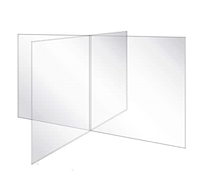 Feuille transparente transparente d'APET de 3 mm 34 ''X 38'' pour l'impression et le moulage UV de fenêtre de séparation de protection épaisseur de 2mm