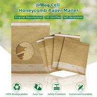 Bolsa de Envío Acolchada de Papel de Panal Reciclable para Proveedores de Celulares, para Cámara, Teléfono Móvil y Altavoces - Tamaño Personalizable