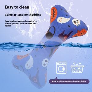 Vocal peluche chien jouet à mâcher mignon joli os jouet pour petits animaux pour fête d'anniversaire de l'animal Nylon coton tissu papier boîte <span class=keywords><strong>sac</strong></span> - Product Image 5