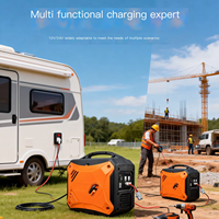 2000W 80A Batterieladegerät Generator 12V/24V Auto-Fernbedienung & Auto-Start/Stopp für LKW Wohnmobil Camping