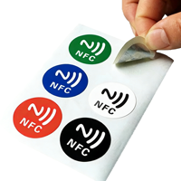 N30D Individuell Bedruckter NFC-Tag mit Ntag213-Chip, D=30mm, für Soziale Medien und Telefone, Wasserdichter Mini-NFC-Aufkleber, 0-50mm Lesereichweite