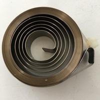 Ressort hélicoïdal en acier pour machine à ramer Bobine rétractable de poignet en spirale flexible avec entretoises Conception de ressort torsadé