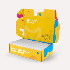 Scatola Regalo Personalizzata <span class=keywords><strong>di</strong></span> Lusso, Riciclabile e Pieghevole con Laminazione Opaca e Goffratura per Calzini e Scarpe, Design Logo Personalizzato, Imballaggio per Spedizione Aerea - Product Image 3