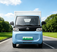 Véhicule de livraison électrique YuanTong conforme à la norme CEE, 4 places, caractéristiques de sécurité, autonomie NEDC de 201-300 km, moteur de 50 kW, batterie de 30 kWh