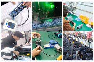 कस्टम ई-ड्राइव सिस्टम समाधान ब्रशलेस हब मोटर और कैंपिंग वैगन, ई-स्कूटर, लॉजिस्टिक रोबोट के लिए - Product Image 3