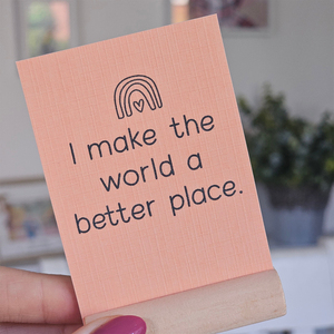 Mini khẳng định thẻ khẳng định kế hoạch khẳng định sức khỏe Tâm thần trẻ em trở lại trường học tích cực thẻ tự chăm sóc - Product Image 4