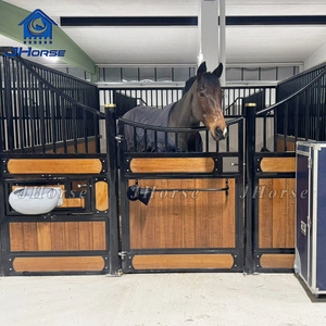 Revestimiento en polvo europeo casero económico Tubo de lujo Puestos de caballos Paneles frontales <span class=keywords><strong>Puerta</strong></span> estable de caballos - Product Image 2