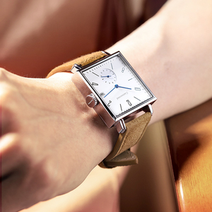 Nuevo Diseño de Reloj Mecánico Cuadrado Personalizado, Automático, Resistente al Agua, Casual, para Hombre, con Esfera Hueca - Product Image 6