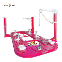 Promotion : Banc de redressage de carrosserie automobile robuste avec système de traction hydraulique pour la réparation de collisions