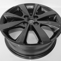 Rueda de Aleación de Aluminio de 16 Pulgadas con Diseño Multirradio en Negro Brillante para Vehículos Eléctricos BYD Yuan EV, Yuan Pro, Yuan Plus, Atto 2