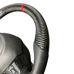 พวงมาลัยคาร์บอนไฟเบอร์แบบสปอร์ตสำหรับ Golf MK4 MK5 MK6 GTS R GLI <span class=keywords><strong>GTI</strong></span> GTD สามารถอัพเกรดเป็นรุ่นใหม่ MK7 ได้ - Product Image 3