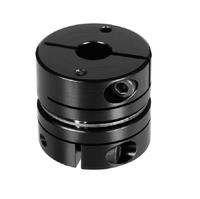 Accouplement de moteur à arbre en aluminium, coupleur rigide à serrage, anodisé noir, pour moteur pas à pas CNC, servomoteur, imprimante 3D, fabricant OEM
