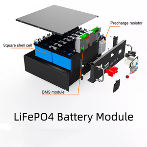 แบตเตอรี่เก็บพลังงาน LiFePO4เกรด6000รอบลึก12V/12.8V 100ah/ 200Ah BMS สมาร์ทกริดไฮบริดรับประกัน5ปี - Product Image 1