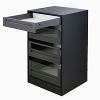 Système de tiroirs de cuisine moderne à fermeture amortie et extension totale, glissière de tiroir avec capacité de 40 kg pour chambre et appartement