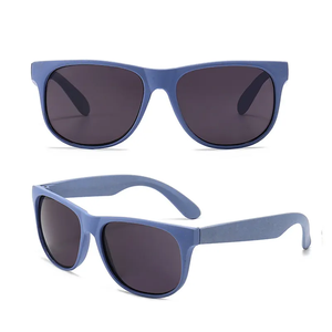 High End Recyclable Sun Glasses Fashion OEM Recycled Straw Wholesale Sunglasses