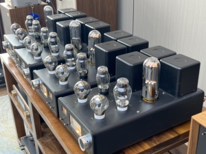 Amplificateur à tubes vocal 300b-845 amélioré, système d'enceintes sur pied 35W, amplificateur haute puissance offrant un son puissant avec 35W - Product Image 1