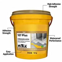 Sikaatop 107 Plus Revêtement imperméabilisant à base de ciment polymère bicomposant bicolore Classique Facile à utiliser Construction A+