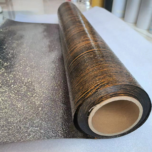 Film à effet bois écorce d'orange personnalisable, moderne, écologique, ignifuge, insonorisant, résistant à l'eau, isolant et décoratif - Product Image 1