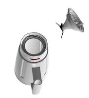 1000-1500W 2-en-1 Mélangeur de table électrique Fonction d'impulsion Mélangeur d'aliments ménagers à 2 vitesses Centrifugeuse avec pot en verre ou en plastique