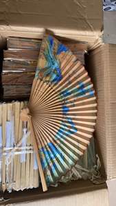 Abanico Plegable Plano de Bambú de 21 cm, Personalizado y Tallado, Artesanal, Ecológico, Venta al Por Mayor - Product Image 6