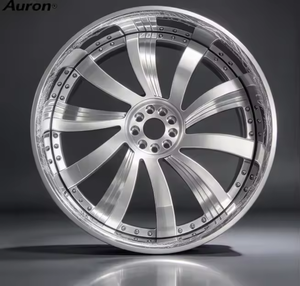 Rueda Auron de Aleación de Aluminio Pulido 5.5x17 Multirradio de Dos Piezas Fundida para Mejora de Vehículos de Pasajeros - Product Image 1