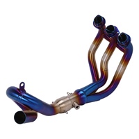 Système d'échappement complet pour moto en gros, tuyau d'échappement pour Yamaha MT-09 FZ-09 Tracer 900 XSR900, kit de montage bas sous le moteur