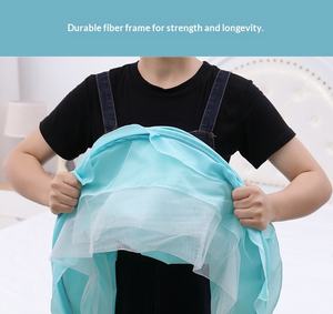 Moustiquaire de lit portable transparente <span class=keywords><strong>pour</strong></span> <span class=keywords><strong>bébé</strong></span>, avec deux supports, <span class=keywords><strong>pour</strong></span> l'extérieur - Product Image 4