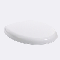 Couvre-siège de toilette allongé en forme de V, antibactérien, moderne et de haute qualité, XJ-523, en plastique, par Xinjiejiang