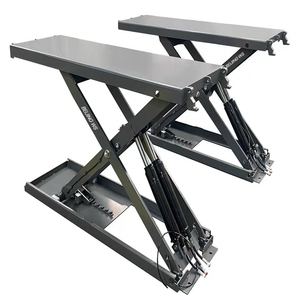 Elevador de Tijera Eléctrico Hidráulico Móvil de Doble Cilindro de 3500 kg <span class=keywords><strong>para</strong></span> Coches, Portátil, con Bloqueo de Seguridad <span class=keywords><strong>para</strong></span> Vehículos, <span class=keywords><strong>para</strong></span> Cambio de Neumáticos y Reparación de Frenos - Product Image 4