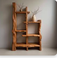 Estantería Desmontable de Madera Maciza de Sheesham para Decoración del Hogar - Product Image 3