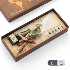 Juego de Plumas Estilográficas de Alta Calidad 2026, Pluma de Pluma de Ganso Personalizada de Lujo para Escribir, Juego de Regalo de Cumpleaños y Graduación - Product Image 5