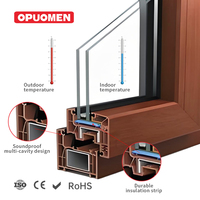 Columpio moderno estilo abierto dormitorios ventanas abatibles doble acristalamiento PVC/UPVC vidrio Acero inoxidable pantalla red plástico al por mayor