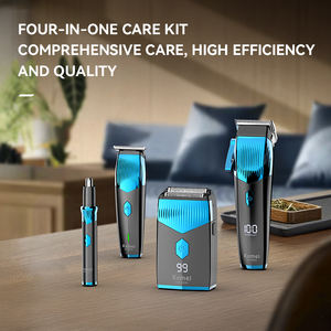 <span class=keywords><strong>KEMEI</strong></span> Km-8534 Max 4 en 1 tondeuse à cheveux sans fil pour coiffeur ensemble complet tondeuse à cheveux électrique rasoir rechargeable tondeuse à poils de nez - Product Image 3