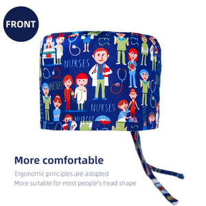 Berretto chirurgico di anestesiologia per odontoiatria maschile femminile per medicina medica ospedaliera cappello per infermiere all'ingrosso - Product Image 2