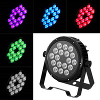 Projecteur LED DMX512 18x10W Pleine Couleur Quadri-en-un Haute Puissance IP65 Étanche CRI90 PAR Can pour Éclairage de Scène Extérieur