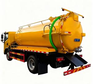 Camion aspirateur Euro 3, 9000 litres, 9 tonnes, 4x4, diesel, aspiration des eaux usées, brise-merde puissant, aspiration efficace, transmission manuelle - Product Image 5