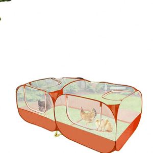 Corralito plegable para animales pequeños, diseño nuevo de fábrica BSCI, jaula para pollos, carpa para mascotas, para interiores y exteriores, para hámster, conejo, gatito - Product Image 1