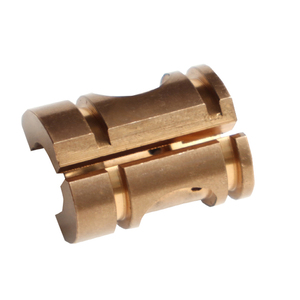 Mecánica <span class=keywords><strong>de</strong></span> Precisión componente mecanizado Cnc <span class=keywords><strong>de</strong></span> latón eléctrica en partes trasero manguito conector - Product Image 1