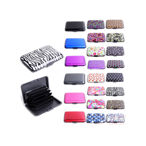 Wholesale Luxury RFID Blocking Aluminum <b>Metal</b> <b>Card</b> <b>Holder</b> Custom Logo Wallet Waterproof Anti-counterfeiting Features for - Product Image 2