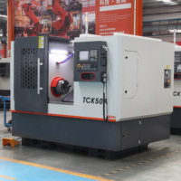 TCK50A Cnc Machines Tour lit incliné TCK Slant Bed Tour Cnc Turning Center Machine à vendre