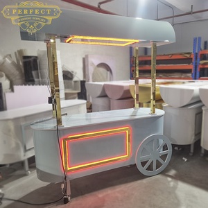 Carrito de Dulces LED de Alta Gama, Moderno, Elegante y Desmontable, de PVC Artificial, con Embalaje de Cartón de Nueva Llegada para Barra de Dulces - Product Image 2